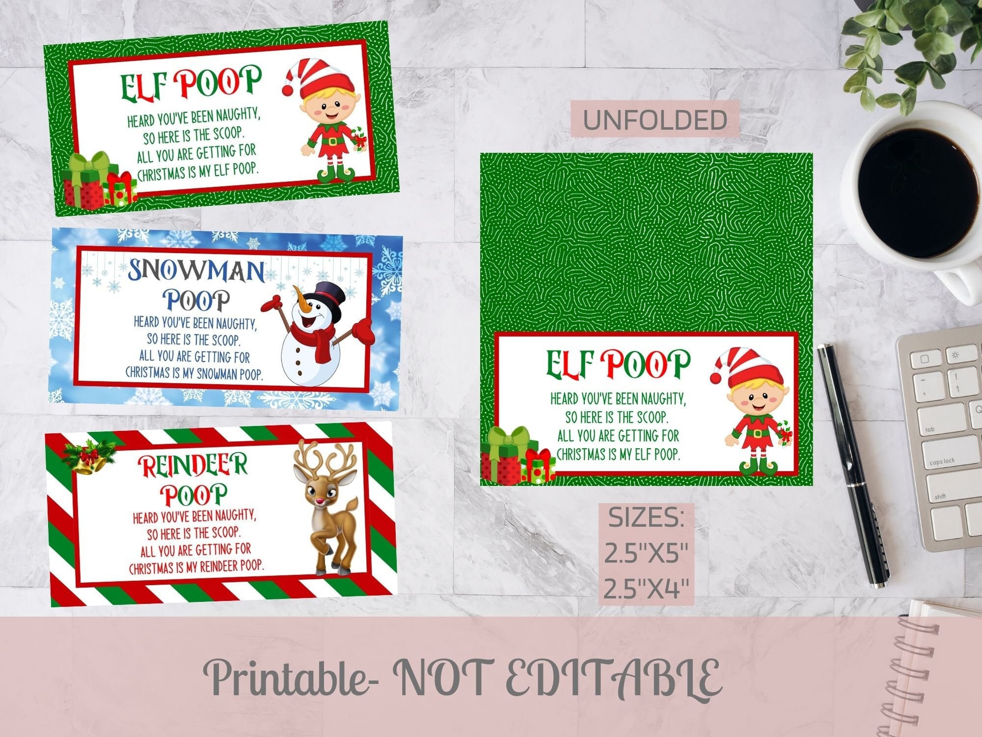 Elf Poop Tag - Etsy