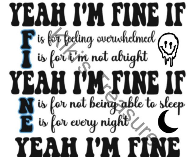 Yeah I'm Fine Kyle Hume Song Digital File Only Etsy