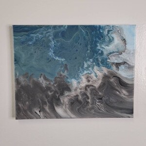 Abstract Art, Fluid Acrylic Pour Painting, Fluid Acrylic Pour Art, Original Art On Canvas, Home Decor, Wall Art