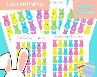 Easter Egg Coupons, Easter Egg Hunt coupons, Plastic Egg Easter Coupons