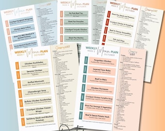 Dagens familjemiddagsmeny för oktober | Matplanering | Middagsidéer | Veckovis matplan | Middagsmeny | Vad som serveras till middag | Familjemiddagar