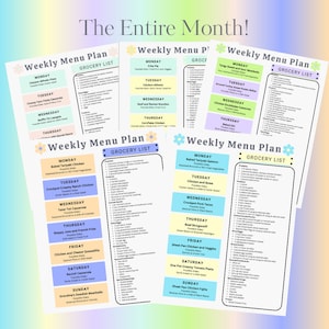 August All Daily Family Dinner Menu | Meal Planning | Dinner Ideas | Weekly Meal Plan | Dinner Menu | What&#39;s for Dinner | Family Dinners
