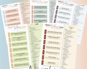 November Alla Dagens Familjemiddagsmeny | Matplanering | Middagsidéer | Veckovis Matplan | Middagsmeny | Vad Bjuds På Middag | Familjemiddagar