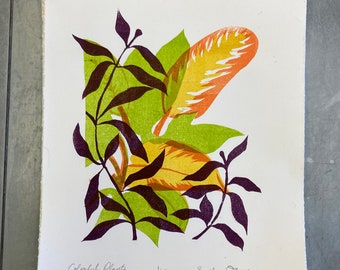 Houseplants Color Litho Print