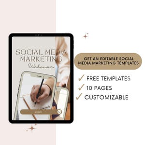 Social Media Marketing Templates – Editable Canva Templates for Instagram, Facebook, Pinterest & More