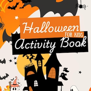 Halloween Activity Book Worksheet for Kids | Printable Halloween Games | Spooky Coloring Pages | Fun Trick or Treat Activity Sheets