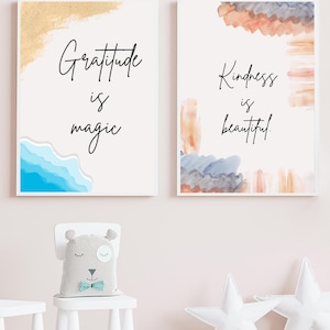 Positive Affirmation Wall Art – Printable Inspirational Quote, Motivational, Self-Care Home Decor