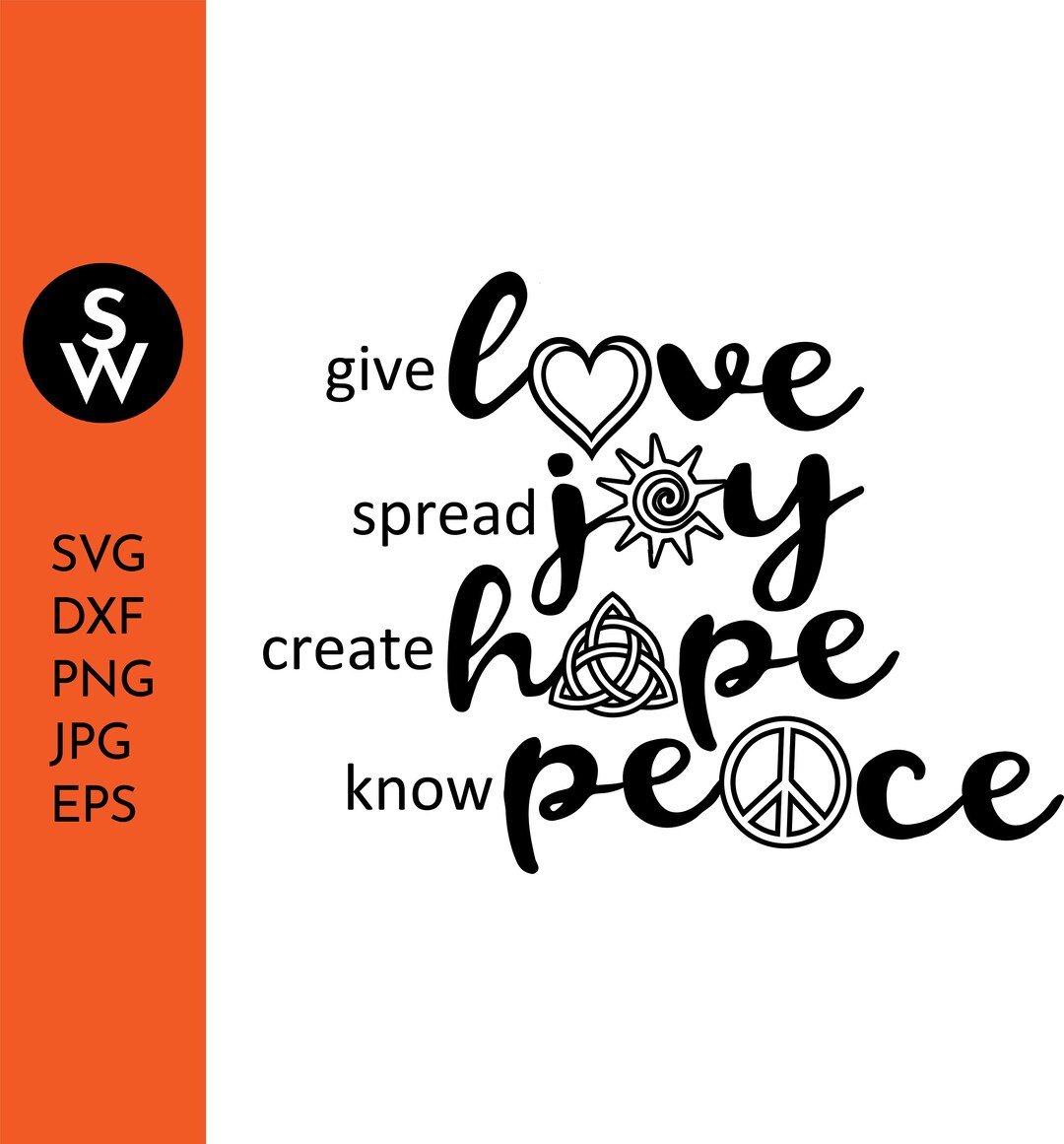 【SETUP‐EXE】HOPE / LOVE / PEACE TOP Love Hope Peace & Joy Unisex Tee — Child of God Co.