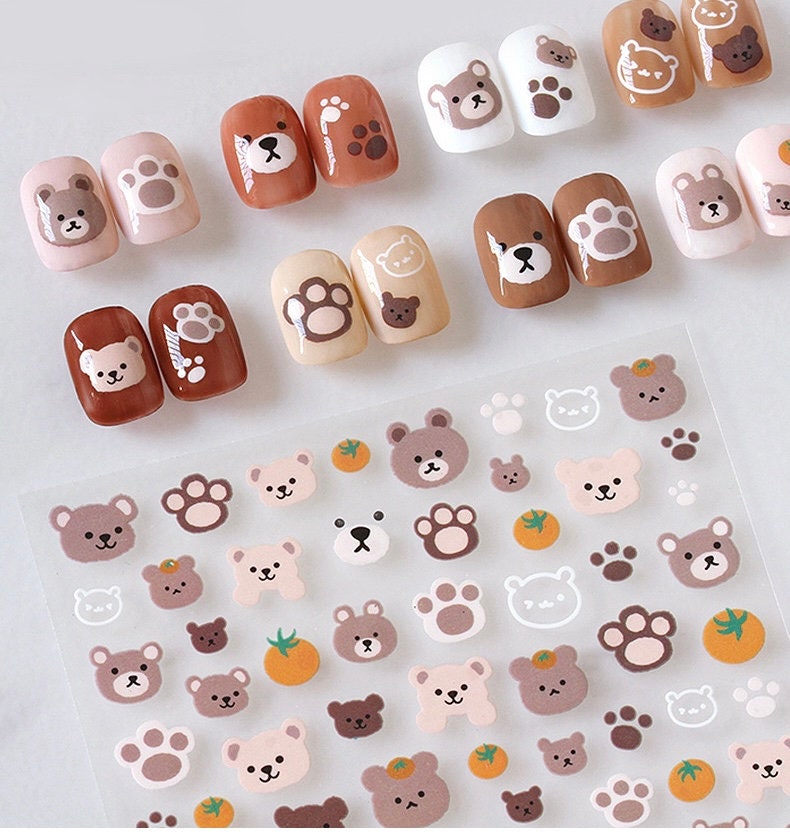 Cute Nail Stickers Etsy