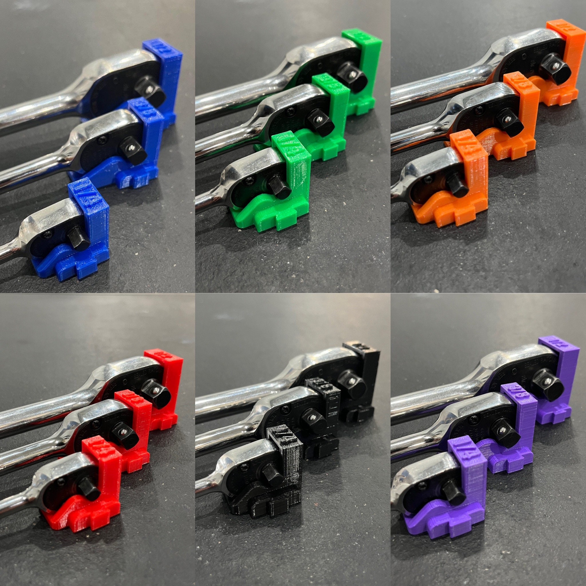 Magnetic Customizable Wrench Holder 