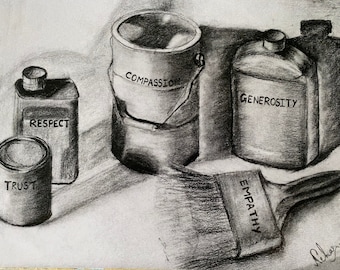 Motivational Art | Trust, Respect, Compassion, Generosity, Empathy
