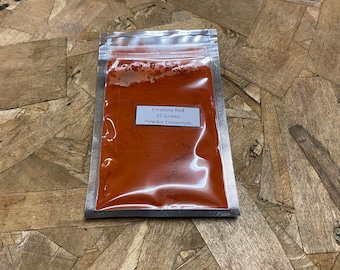 Ercolano Red Ocher Pigment - 25 to 100 Grams Natural Pigment