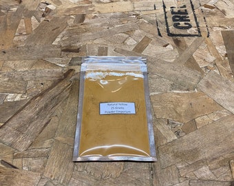 Natural Yellow Ocher Pigment - 25 to 100 Grams Natural Pigment