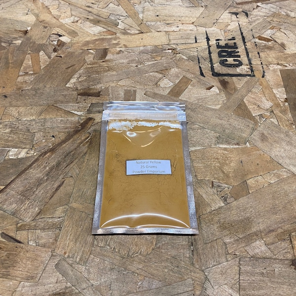 Natural Yellow Ocher Pigment - 25 to 100 Grams Natural Pigment