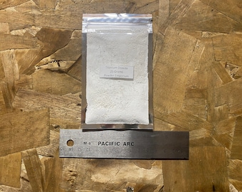 Titanium Dioxide (White Pigment) - 25 Grams Ceramic Glaze, Resin Art, Inlay Pigment, Paint Pigment, Paintmaking Supplies