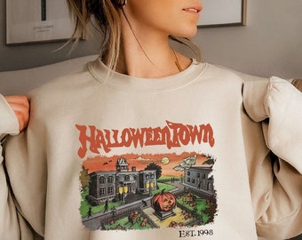 Halloweentown  Sweatshirt • Halloweentown University • Retro Halloween Sweater • Fall Sweatshirt • Vintage Halloween Sweatshirt