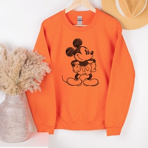 Mickey Mouse Sweatshirt Vintage • Disney Classic Mickey Mouse Pose Sweatshirt • Classic Mickey Mouse Crewneck