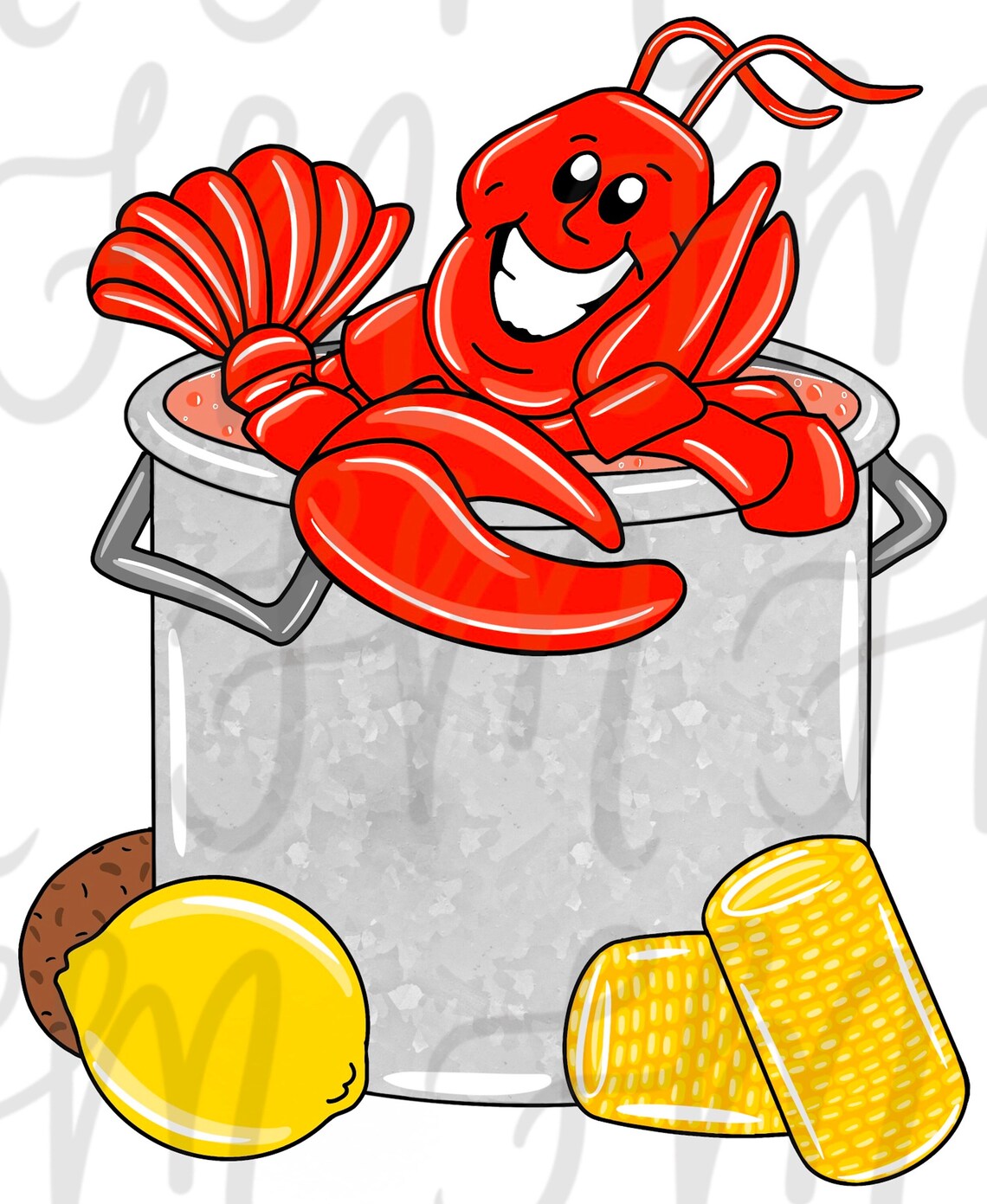 Crawfish Pot TEMPLATE for Door Hanger Etsy