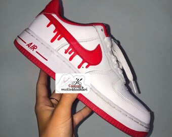 red drip air force 1