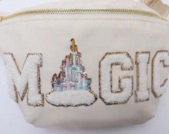 Riñonera Magical Mouse / Riñonera inspirada en Disney, bolso de cintura Disney, bolso de cintura, bolso Mickey, bolso cruzado
