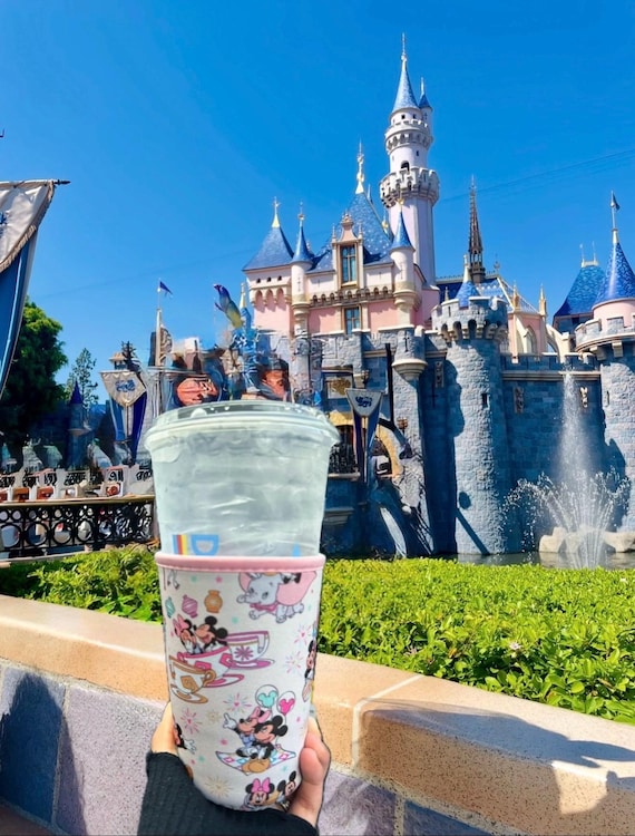 Disney Iced Coffee Sleeve, Magical Mouse Reusable Cozie for Starbucks Cup, Insulated Holder, Drink Cozie