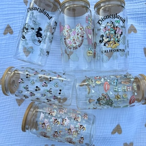 Vaso de cristal Toy Friends con pajita / Vaso para café helado, 473 ml 591 ml, Buzz Woody imagen 7