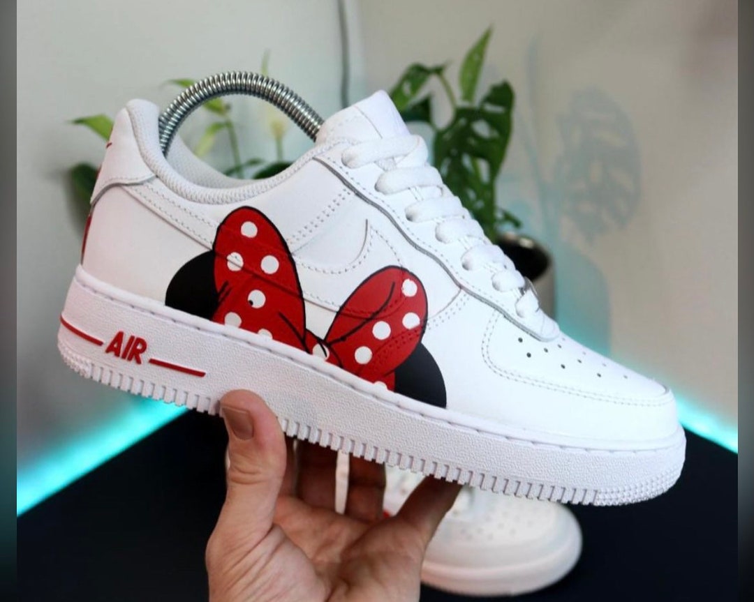 Custom Air Force 1 Red Bow - Etsy