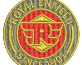 Royal Enfield Embroideri Design (digital for machine)