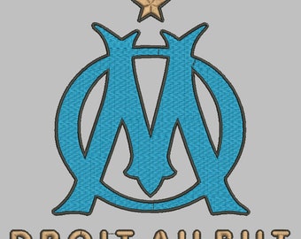 Olympique Marseille Embroidery Design