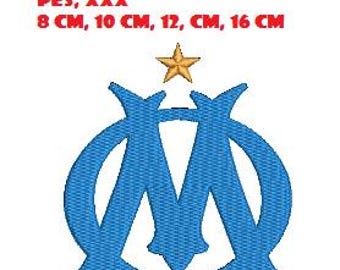 Motif de broderie Olympique de Marseille