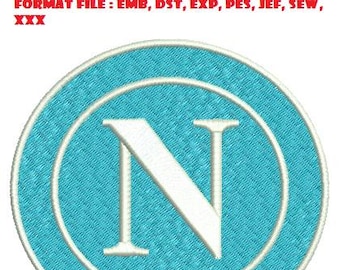 Diseño de bordado de Napoli (digital para máquina)