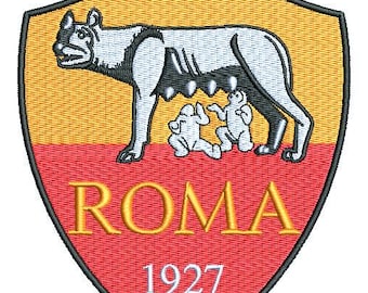 Diseño de bordado AS ROMA (digital para máquina)