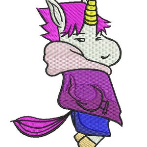 Unicorn Embroidery Design (digital for machine)