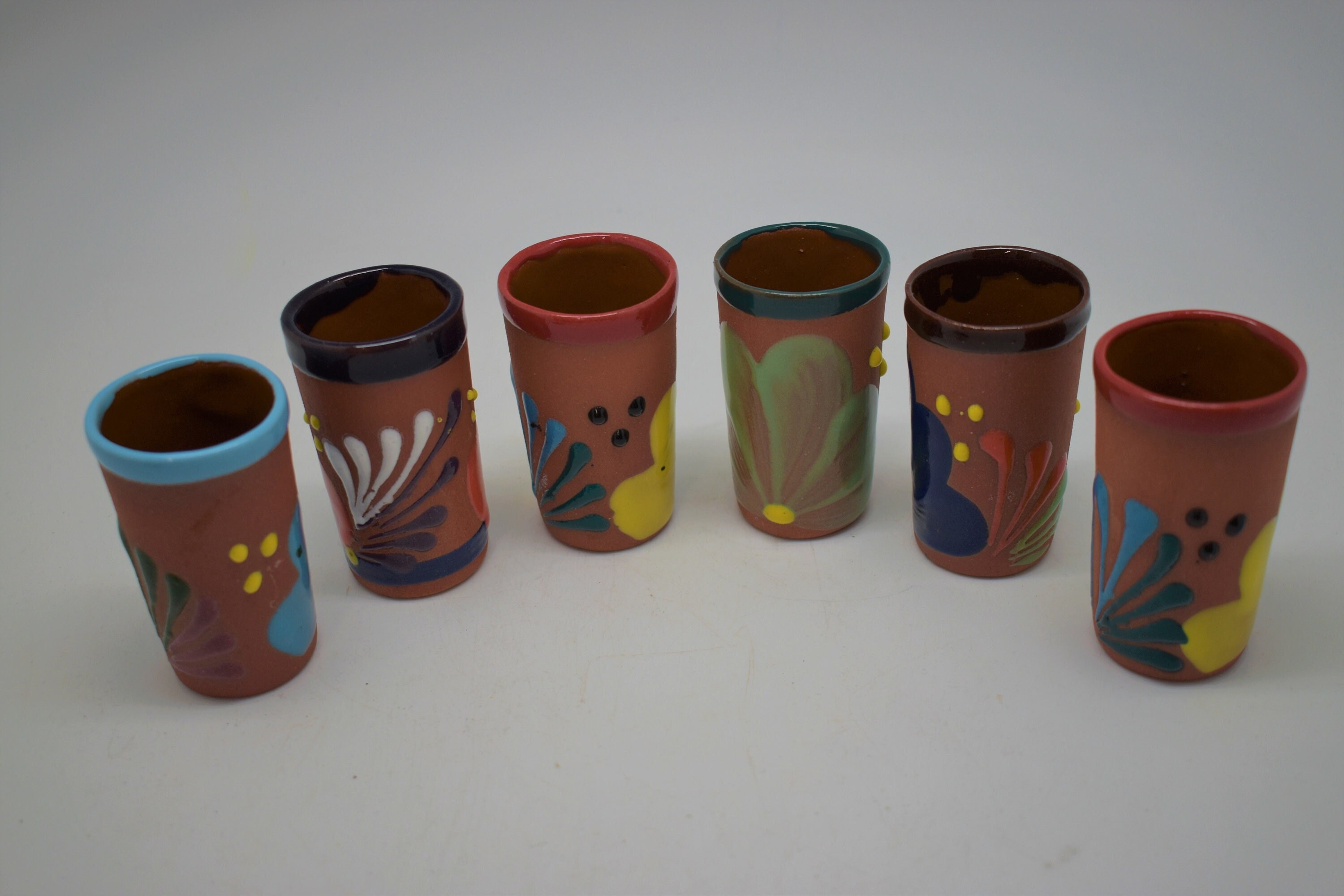 Tequila shotglazen, Tequila set, 6 stuks set, Mexicaanse Tequileros 1,5 OZ
