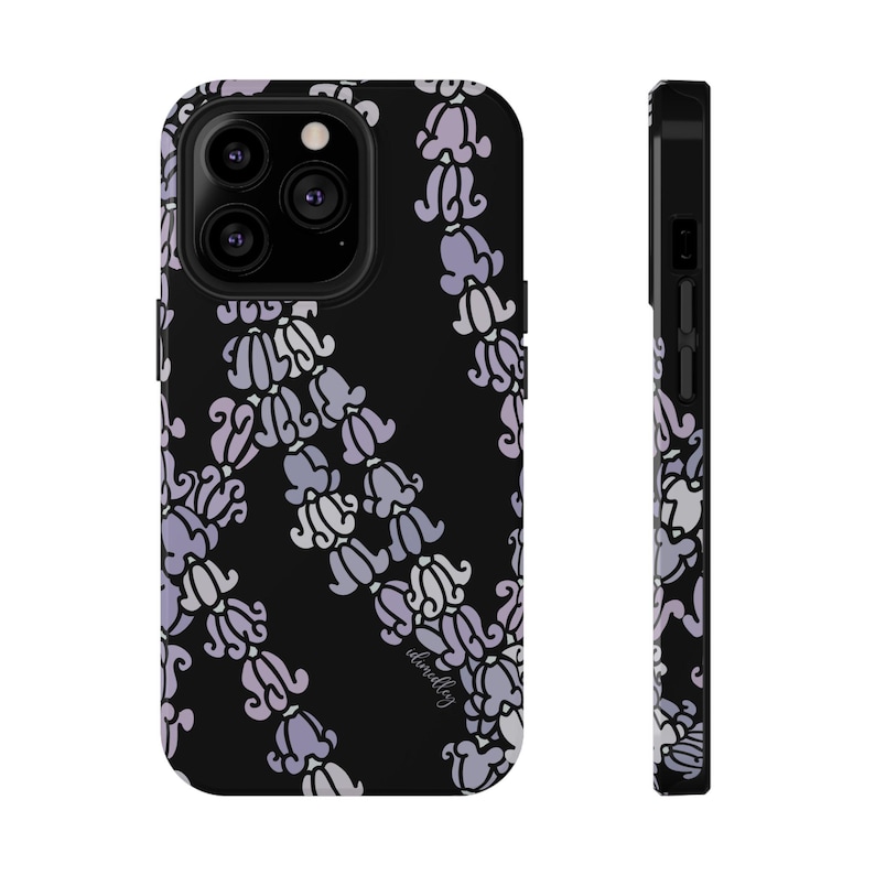 Crown Flower Leis iPhone Case: Impact Resistant Pua Kalaunu Design 画像 5