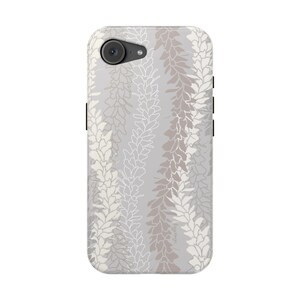 MagSafe White Ginger Lei iPhone 17 Case | Dual Layer Hawaiian Floral Phone Cover | Hand Illustrated Tropical Design image 16