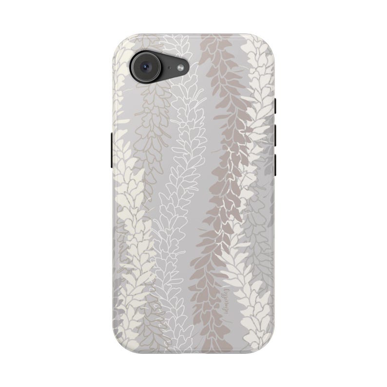 MagSafe White Ginger Lei iPhone 17 Case | Dual Layer Hawaiian Floral Phone Cover | Hand Illustrated Tropical Design image 16