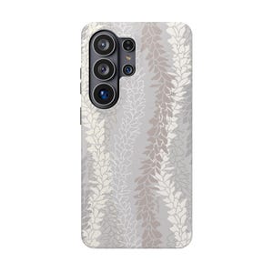 MagSafe White Ginger Lei iPhone 17 Case | Dual Layer Hawaiian Floral Phone Cover | Hand Illustrated Tropical Design image 13