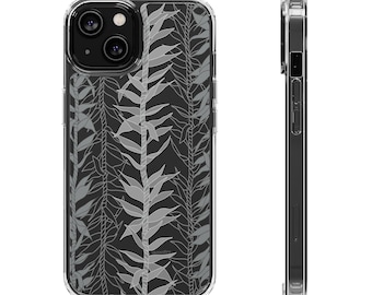 Ti Leaf Leis Clear Phone Case: iPhone, Galaxy, Wireless Charging