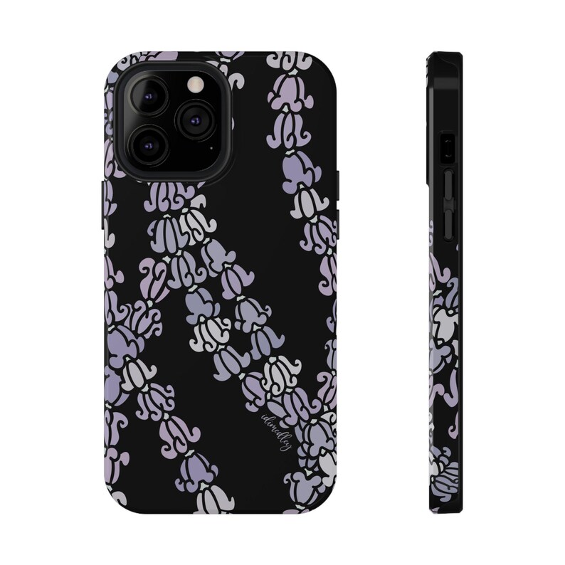 Crown Flower Leis iPhone Case: Impact Resistant Pua Kalaunu Design 画像 7