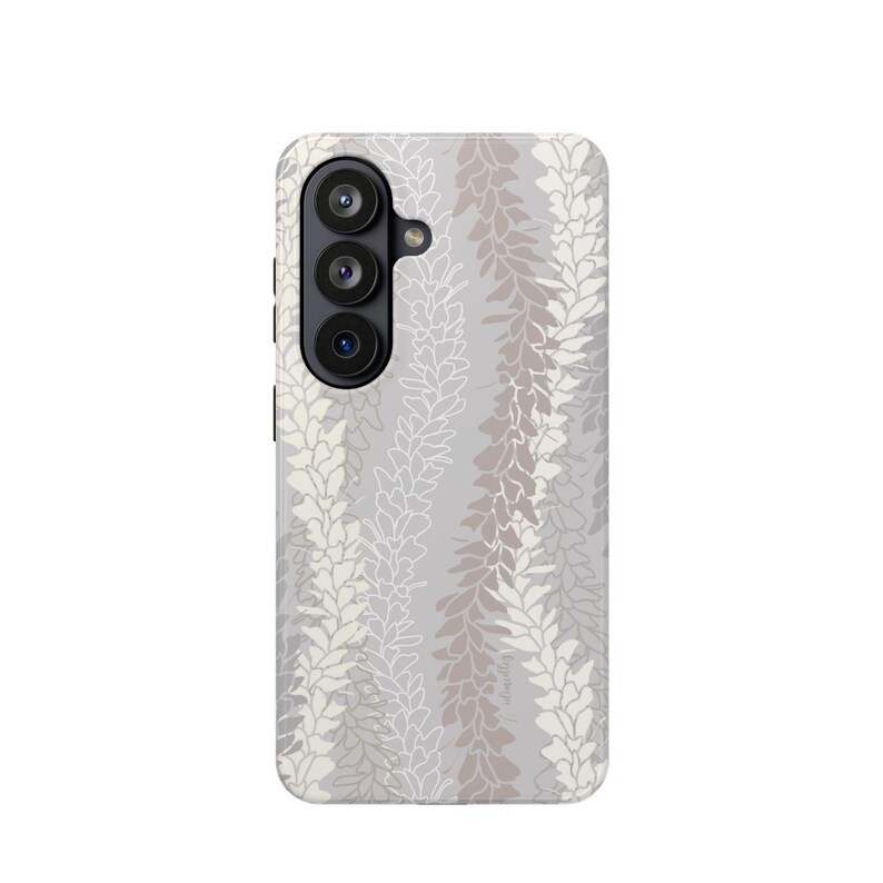 MagSafe White Ginger Lei iPhone 17 Case | Dual Layer Hawaiian Floral Phone Cover | Hand Illustrated Tropical Design image 11