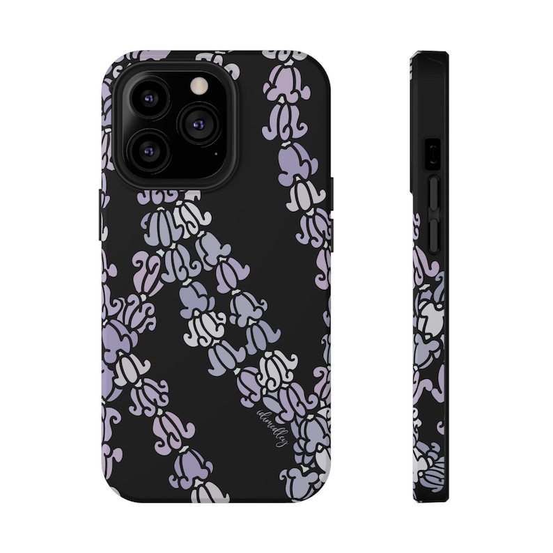 Crown Flower Leis iPhone Case: Impact Resistant Pua Kalaunu Design 画像 6