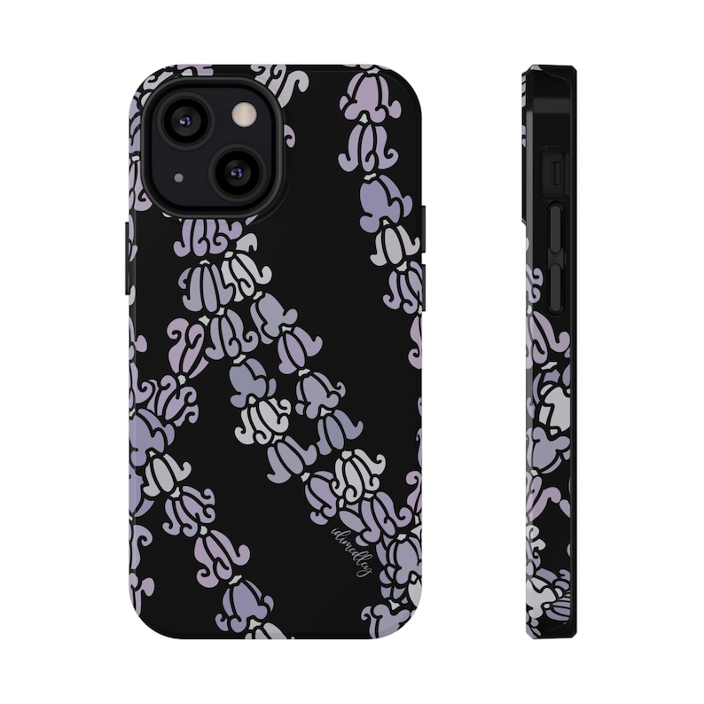 Crown Flower Leis iPhone Case: Impact Resistant Pua Kalaunu Design 画像 3