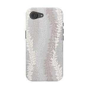 MagSafe White Ginger Lei iPhone 17 Case | Dual Layer Hawaiian Floral Phone Cover | Hand Illustrated Tropical Design image 15