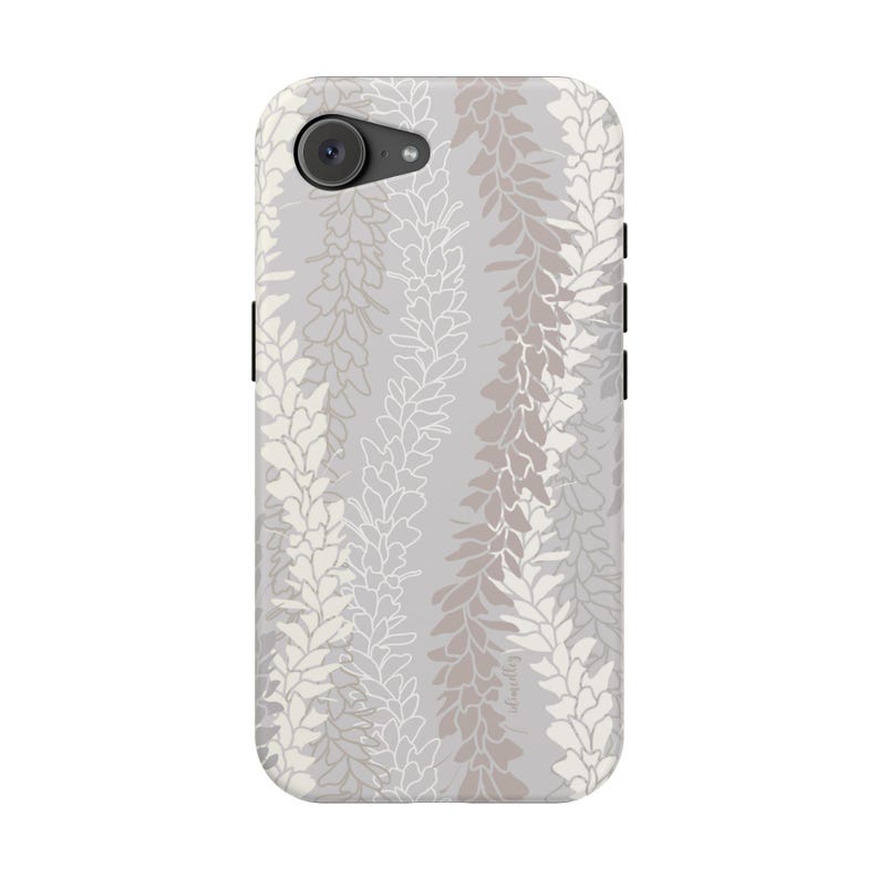 MagSafe White Ginger Lei iPhone 17 Case | Dual Layer Hawaiian Floral Phone Cover | Hand Illustrated Tropical Design image 15