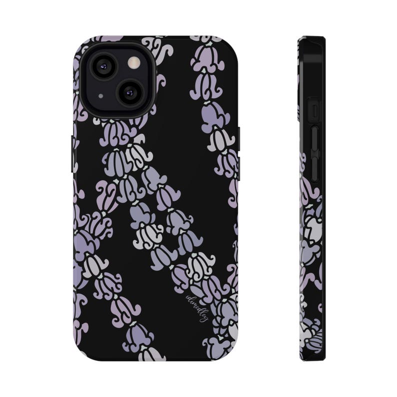 Crown Flower Leis iPhone Case: Impact Resistant Pua Kalaunu Design 画像 1
