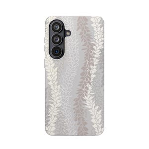 MagSafe White Ginger Lei iPhone 17 Case | Dual Layer Hawaiian Floral Phone Cover | Hand Illustrated Tropical Design image 12