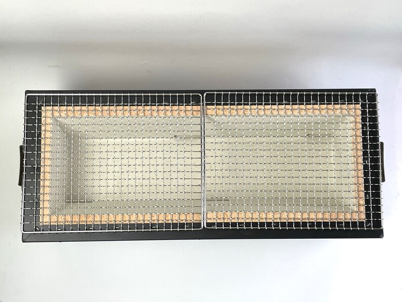 Hibachi Charcoal Grill Portable BBQ Table Top Grill Made Etsy