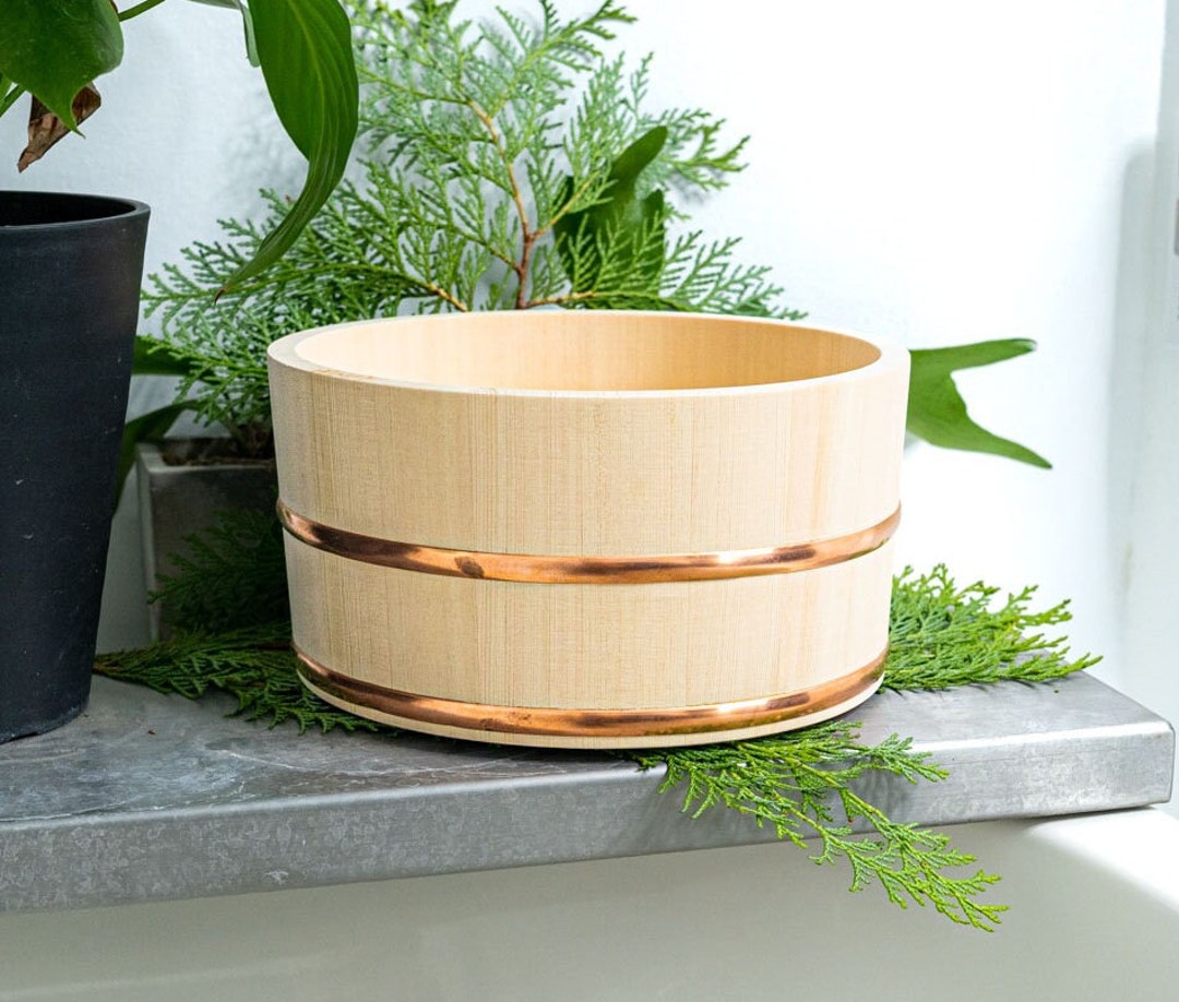 Japanese Hinoki Handmade Bath Bucket