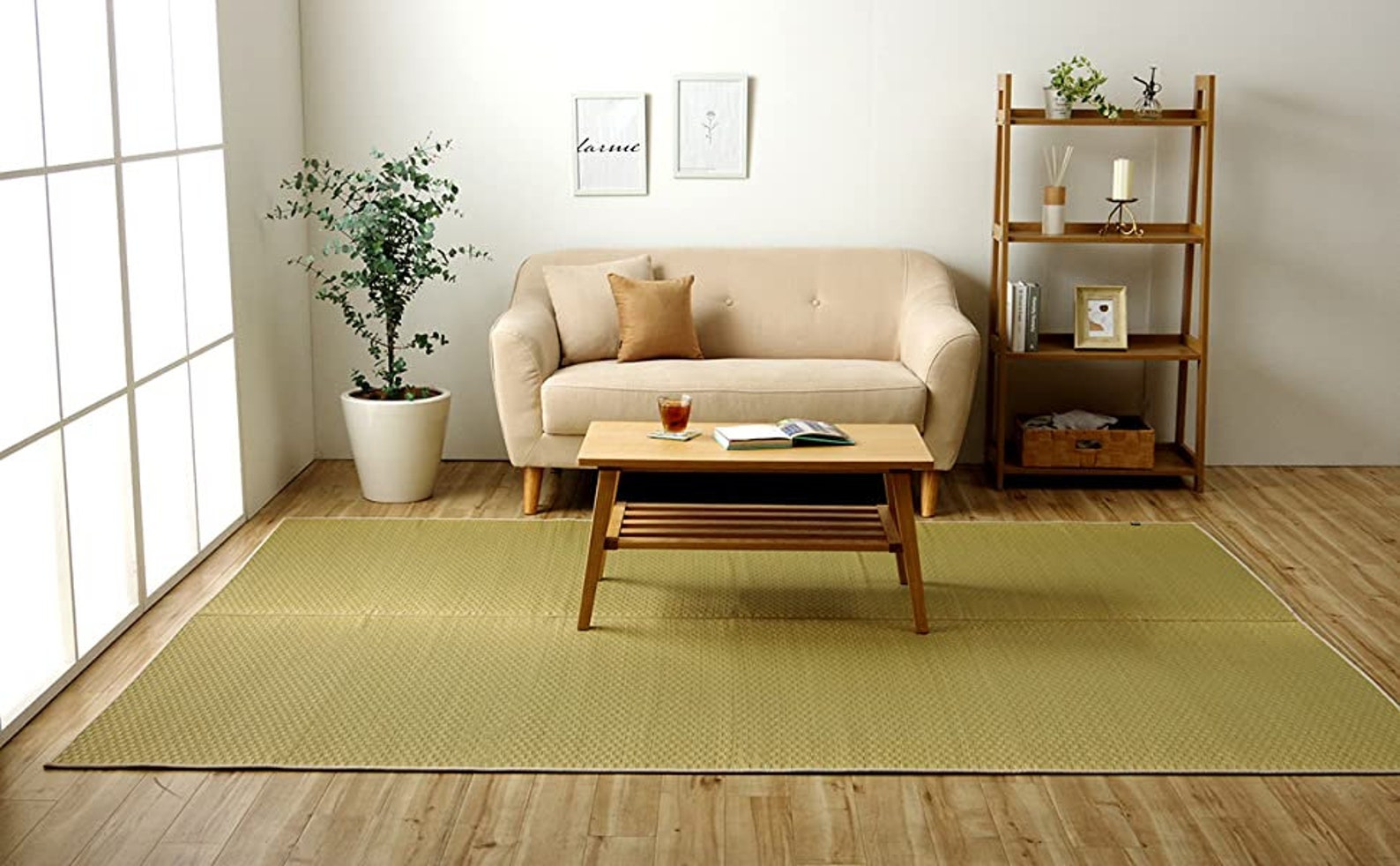 New Japanese Tatami Mat Flooring Natural Materials Checkered Etsy